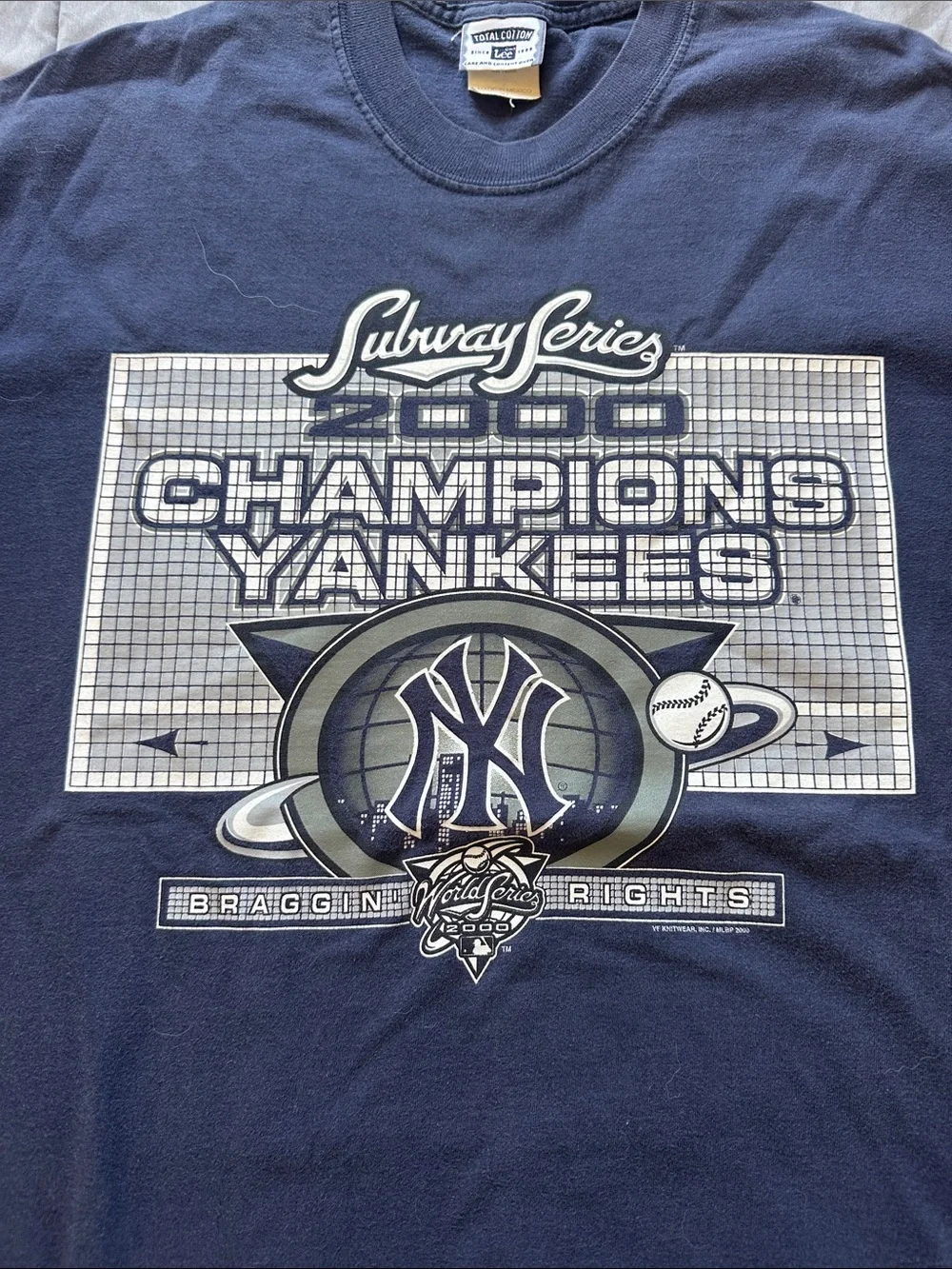 New York Yankees Navy Champion Graphic Tee